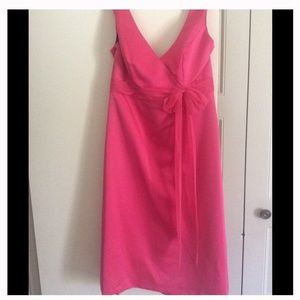 DONATING TOMORROW - NWT Pink Plunge Dress